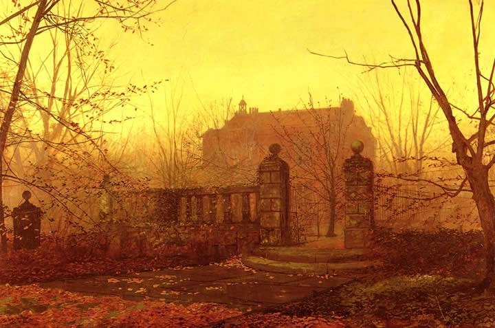 John Atkinson Grimshaw Autumn Morning